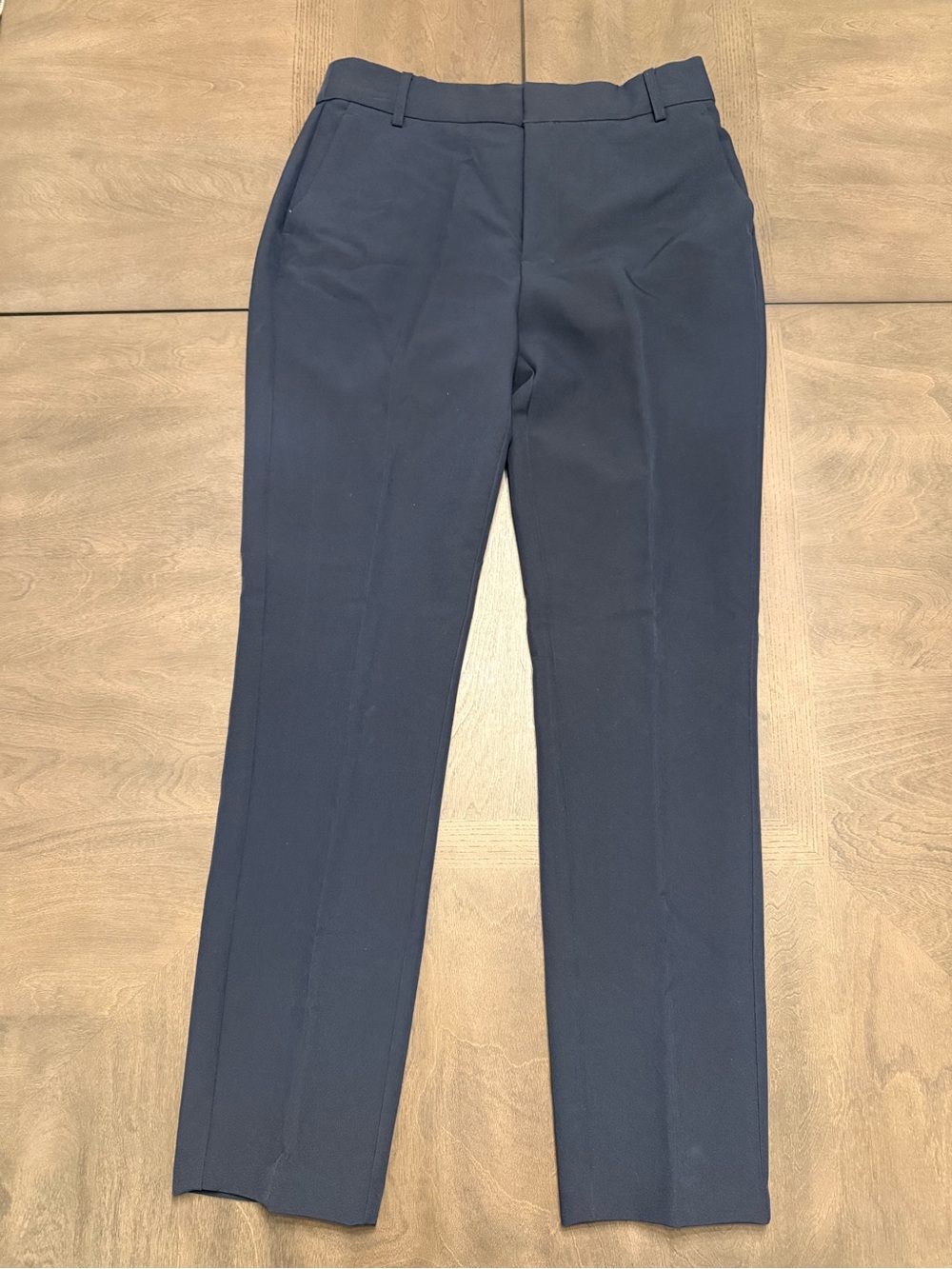 Nine West Skinny Dress Pants Navy Blue Size 4 EUC